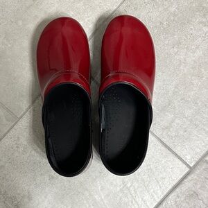 Sanita Red Mules
